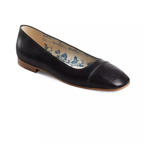 Gucci NEW with box and 2 dust bags ballerina shoes in black 36.5. Authentic. - Picture 4 of 6